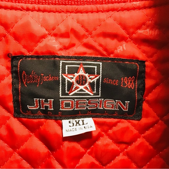 JH Design New York Mets Wool Varsity Jacket w/ Leather Lettering Size 5 XL Rare - Picture 12 of 12